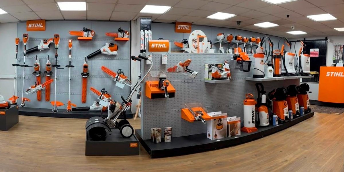 Our Stihl showroom in Ashton-Under-Lyne