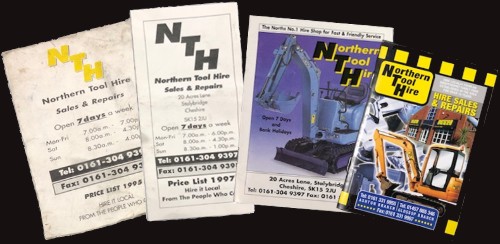 Past Northern Tool Hire Brochures